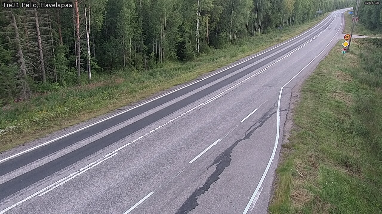 Kelikamerat Kuva Tie 21 Pello, Havelanpää, Pello, Lappi
