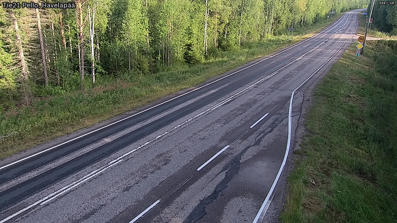 Kelikamerat Kuva Tie 21 Pello, Havelanpää, Pello, Lappi