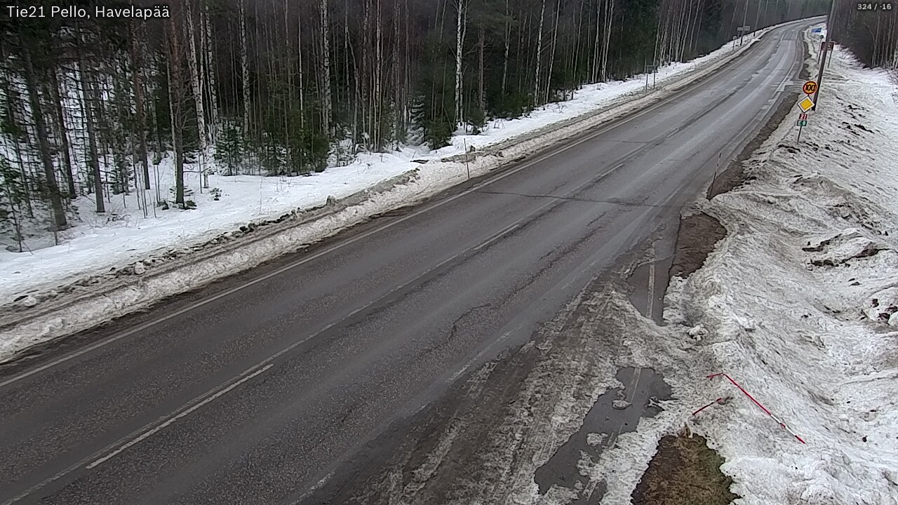 Kelikamerat Kuva Tie 21 Pello, Havelanpää, Pello, Lappi