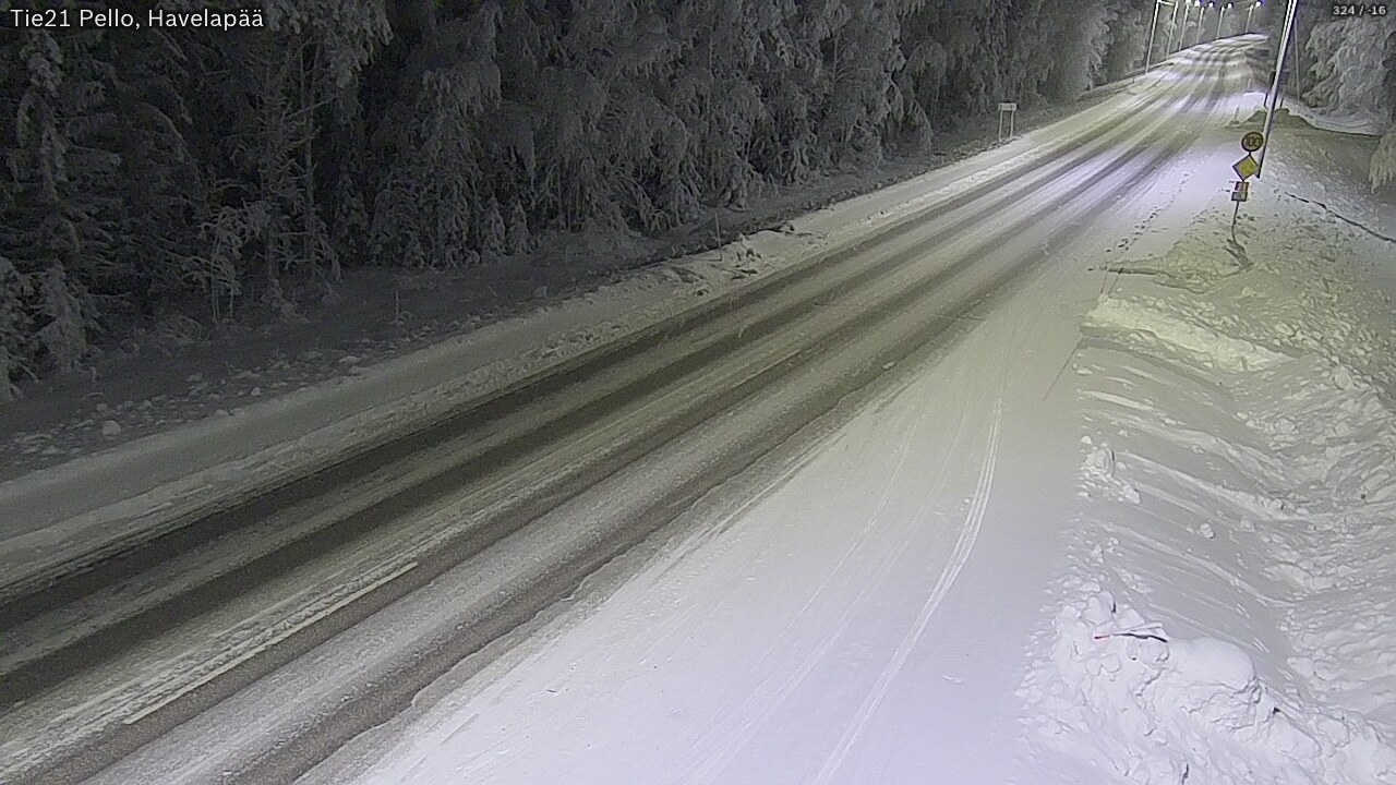 Kelikamerat Kuva Tie 21 Pello, Havelanpää, Pello, Lappi