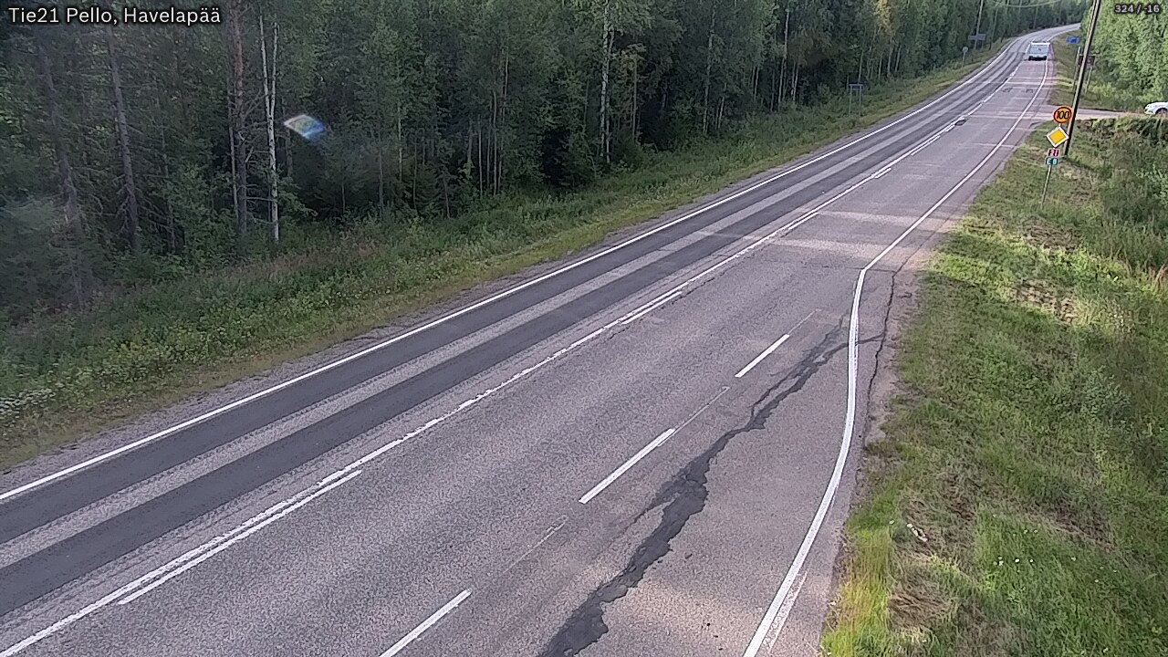 Kelikamerat Kuva Tie 21 Pello, Havelanpää, Pello, Lappi