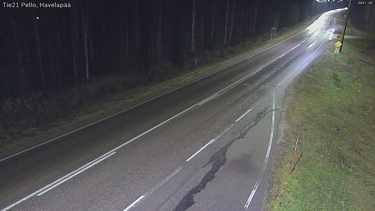 Kelikamerat Kuva Tie 21 Pello, Havelanpää, Pello, Lappi