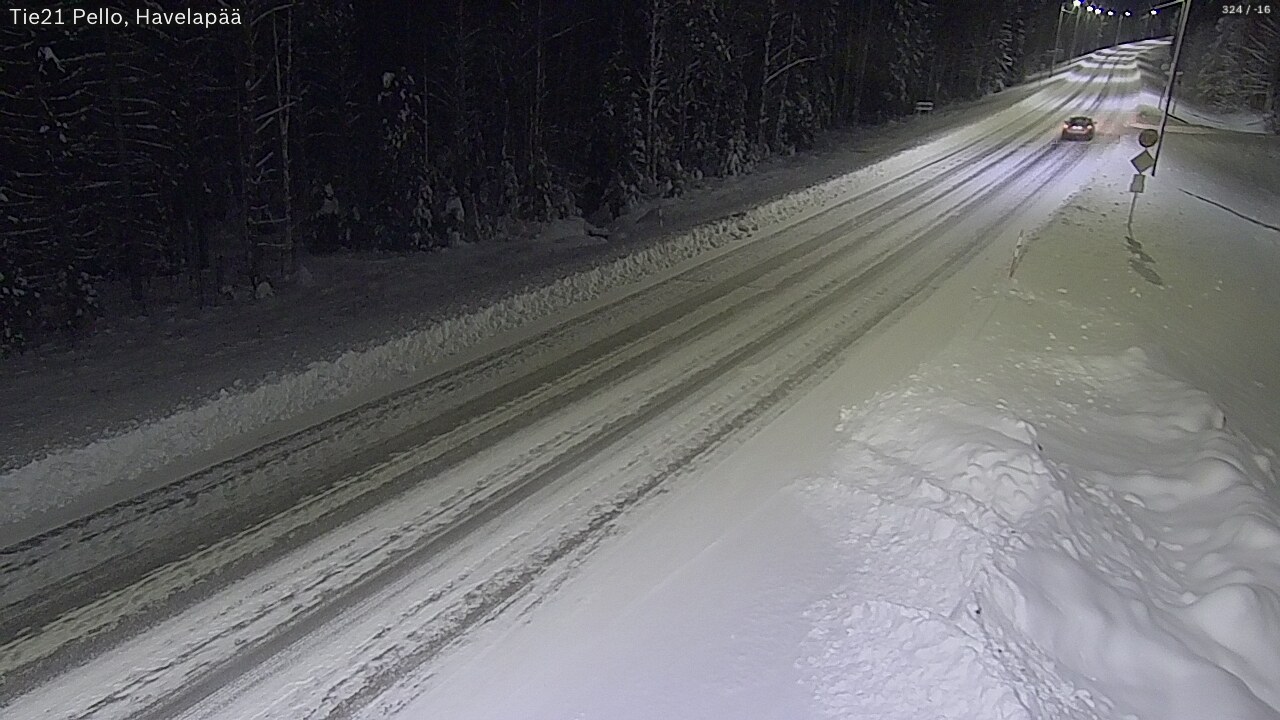 Kelikamerat Kuva Tie 21 Pello, Havelanpää, Pello, Lappi