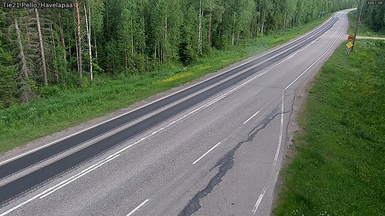 Kelikamerat Kuva Tie 21 Pello, Havelanpää, Pello, Lappi