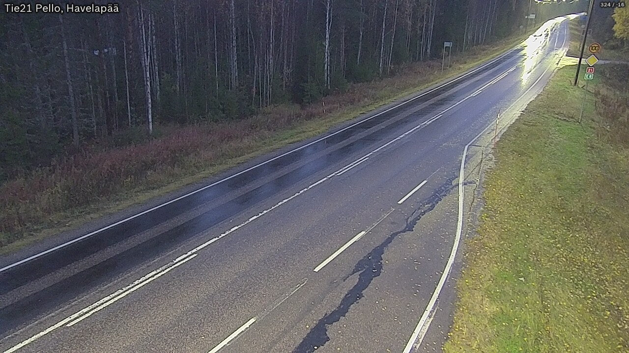 Kelikamerat Kuva Tie 21 Pello, Havelanpää, Pello, Lappi