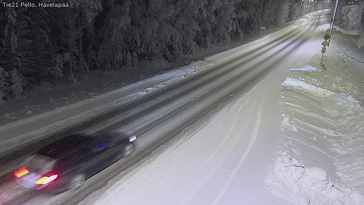 Kelikamerat Kuva Tie 21 Pello, Havelanpää, Pello, Lappi