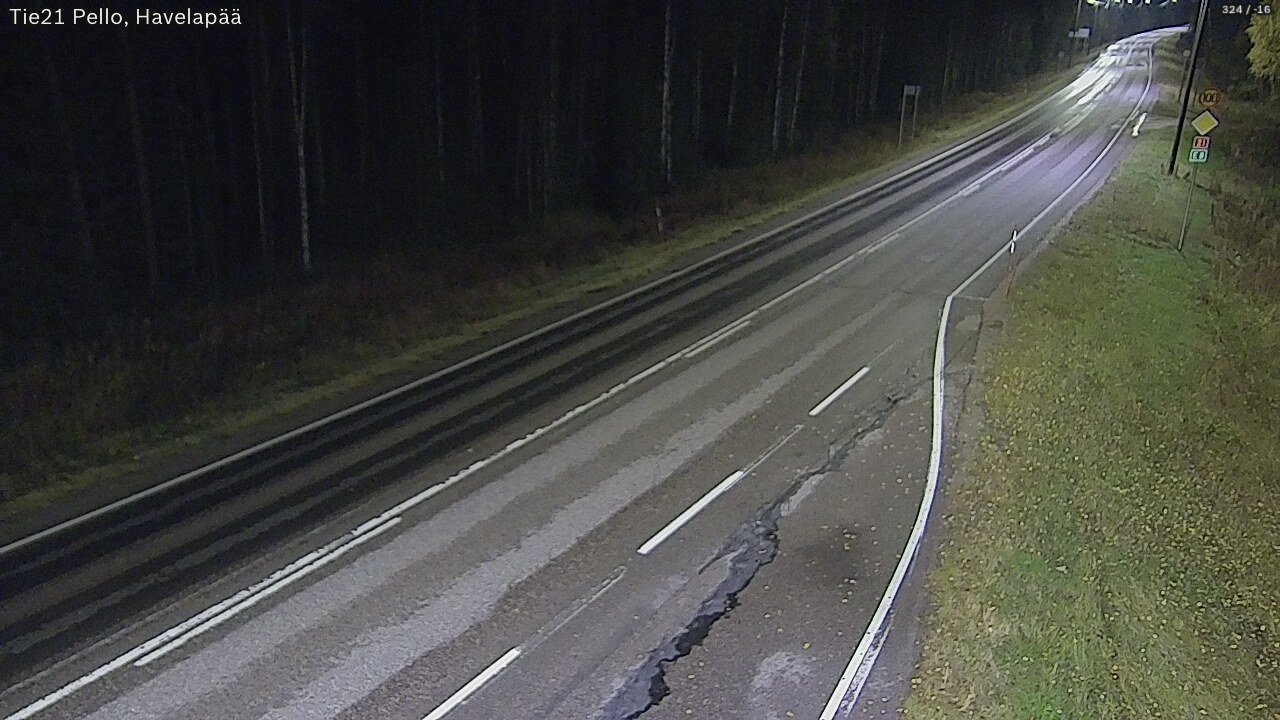Kelikamerat Kuva Tie 21 Pello, Havelanpää, Pello, Lappi