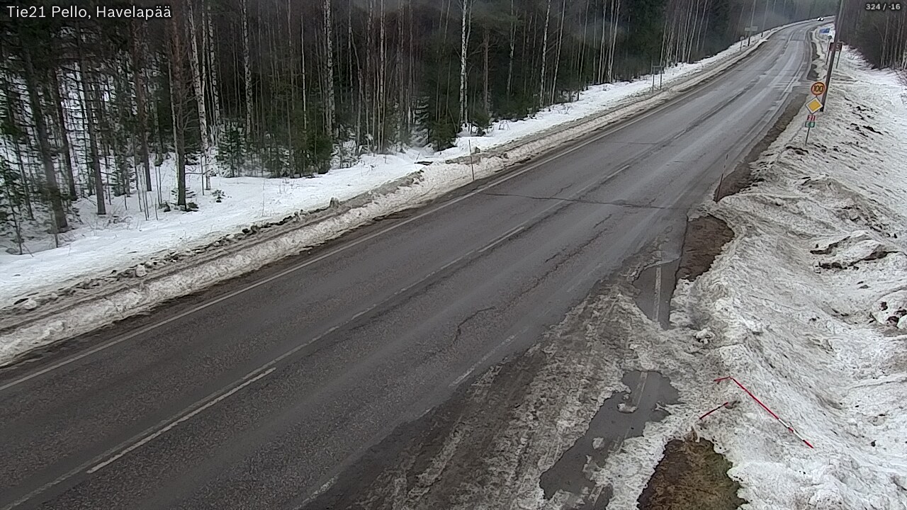 Weather Camera Image Road 21 Pello, Havelanpää, Pello, Lappi