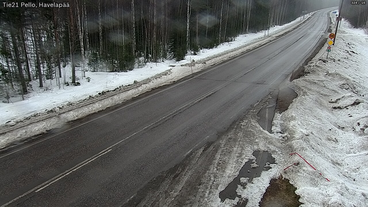 Kelikamerat Kuva Tie 21 Pello, Havelanpää, Pello, Lappi