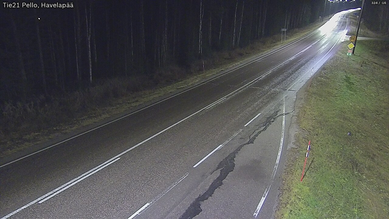 Kelikamerat Kuva Tie 21 Pello, Havelanpää, Pello, Lappi