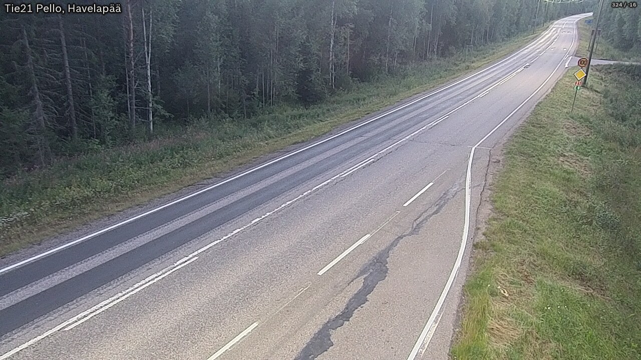 Kelikamerat Kuva Tie 21 Pello, Havelanpää, Pello, Lappi