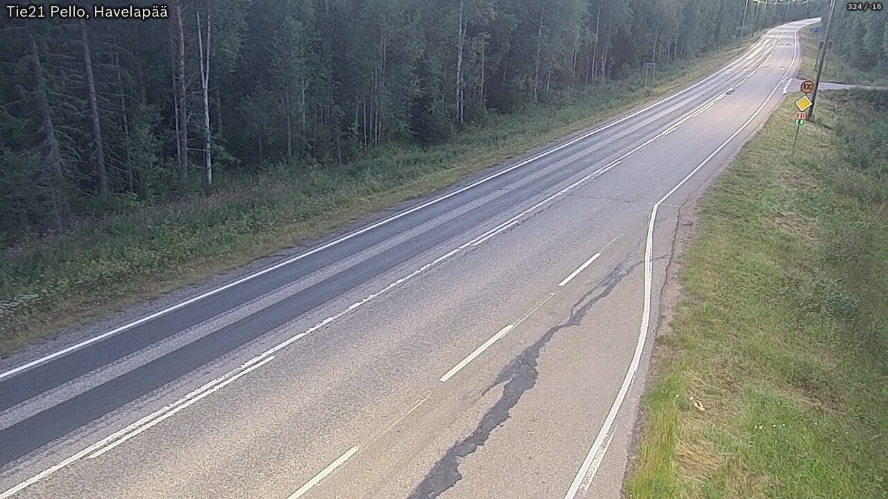 Kelikamerat Kuva Tie 21 Pello, Havelanpää, Pello, Lappi