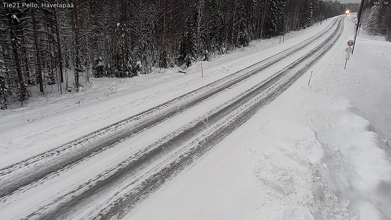 Kelikamerat Kuva Tie 21 Pello, Havelanpää, Pello, Lappi