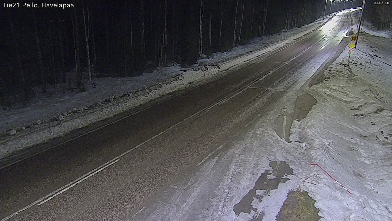 Kelikamerat Kuva Tie 21 Pello, Havelanpää, Pello, Lappi