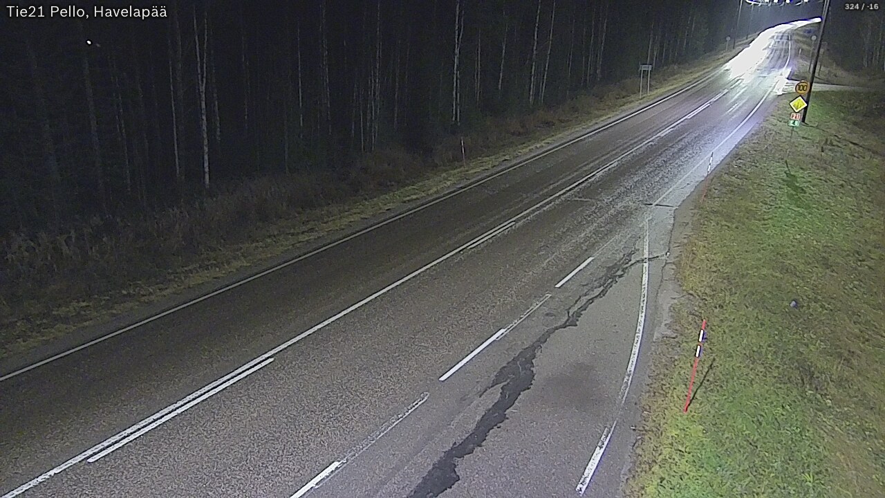 Kelikamerat Kuva Tie 21 Pello, Havelanpää, Pello, Lappi