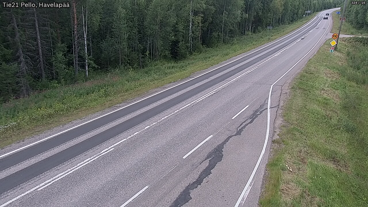 Kelikamerat Kuva Tie 21 Pello, Havelanpää, Pello, Lappi