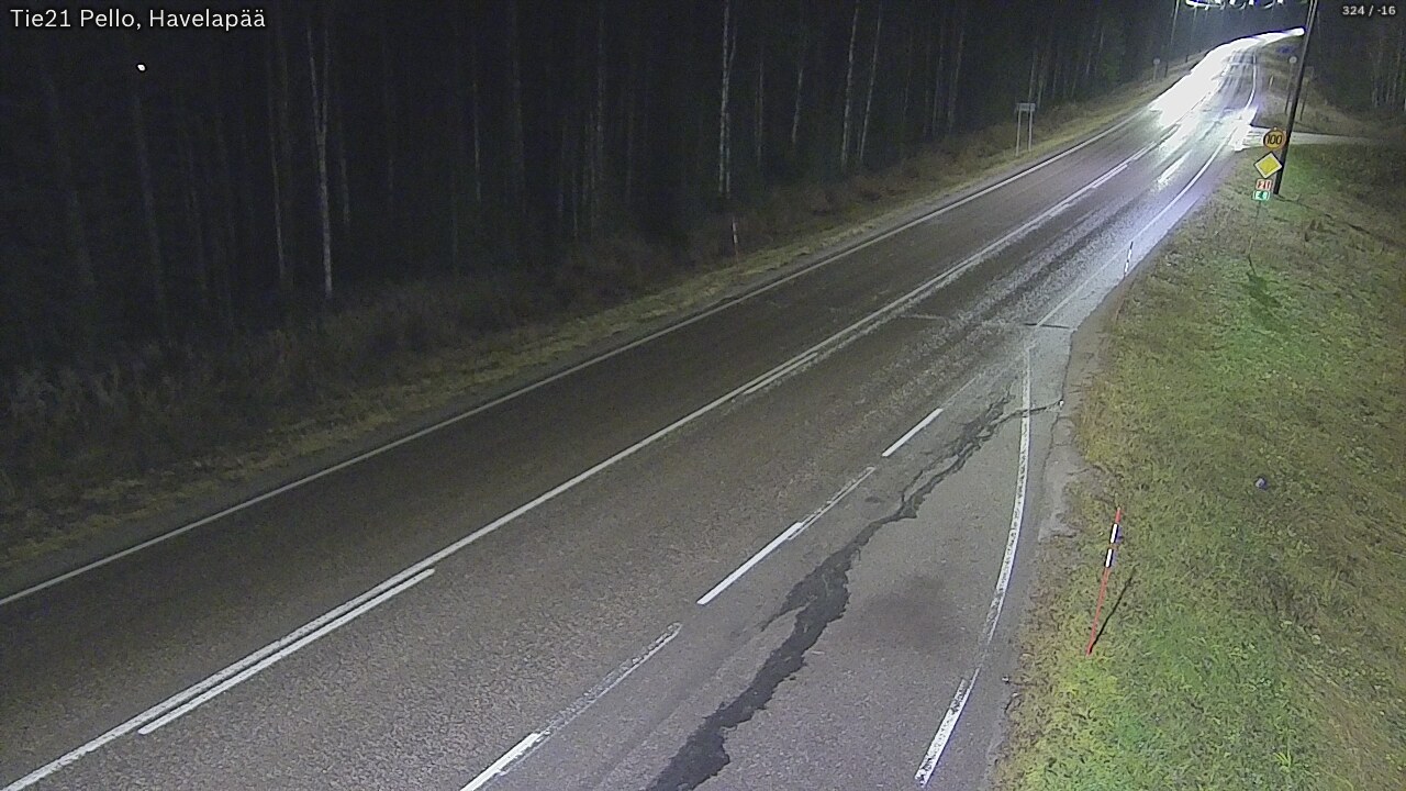 Kelikamerat Kuva Tie 21 Pello, Havelanpää, Pello, Lappi