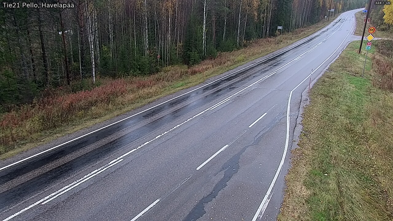 Kelikamerat Kuva Tie 21 Pello, Havelanpää, Pello, Lappi