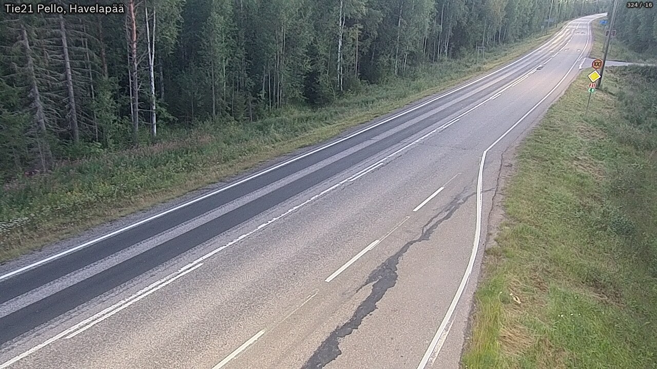 Kelikamerat Kuva Tie 21 Pello, Havelanpää, Pello, Lappi