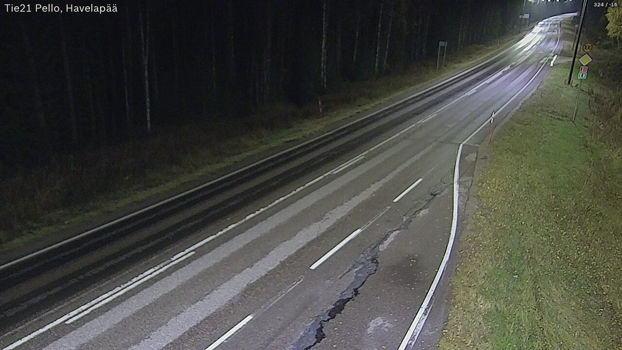 Kelikamerat Kuva Tie 21 Pello, Havelanpää, Pello, Lappi