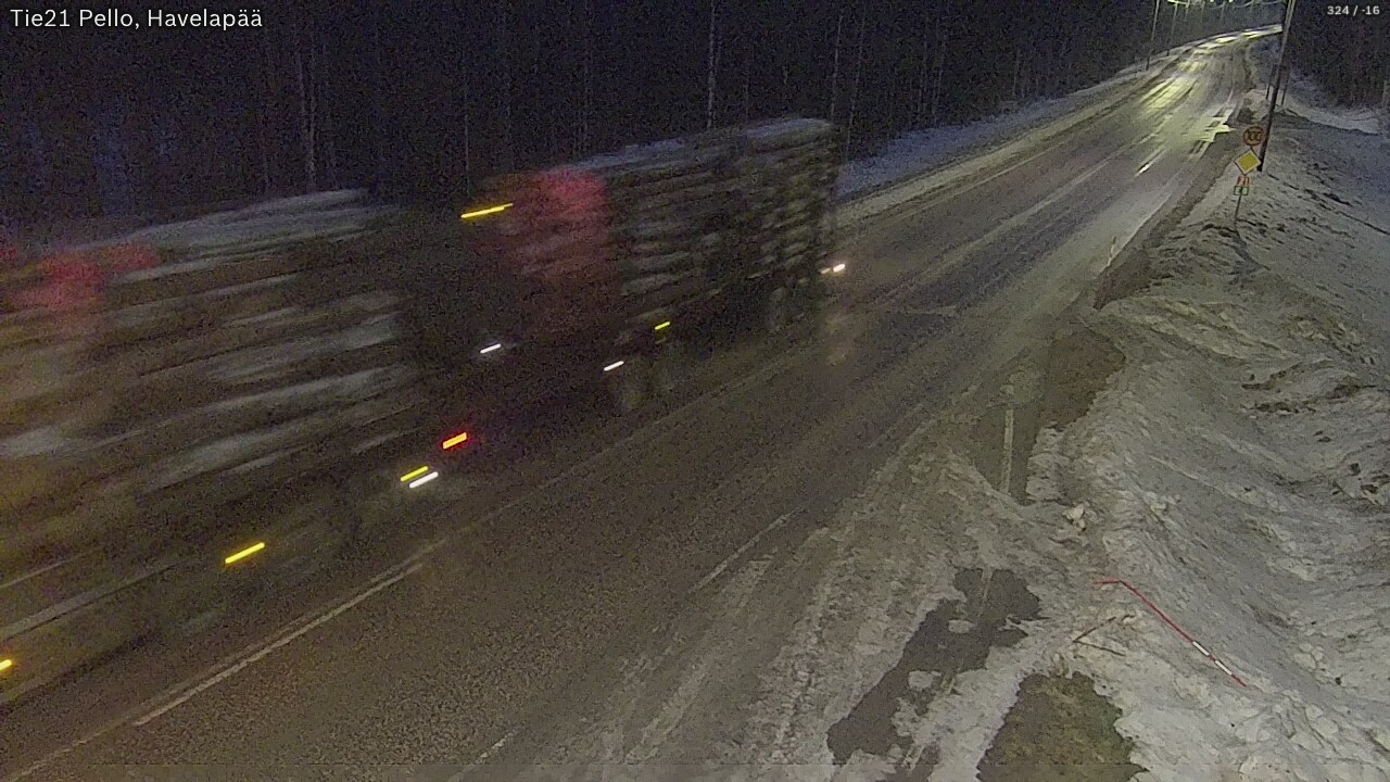 Kelikamerat Kuva Tie 21 Pello, Havelanpää, Pello, Lappi