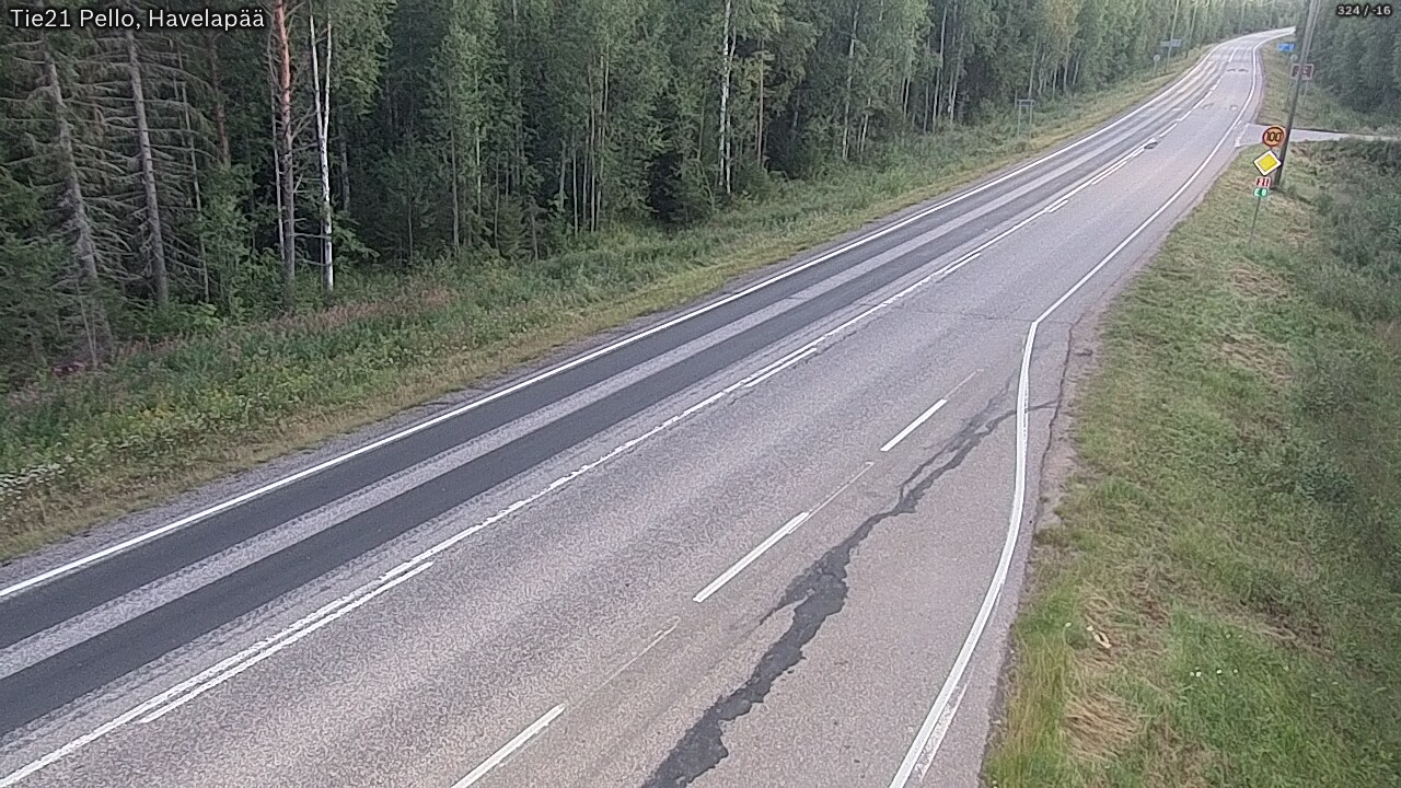 Kelikamerat Kuva Tie 21 Pello, Havelanpää, Pello, Lappi