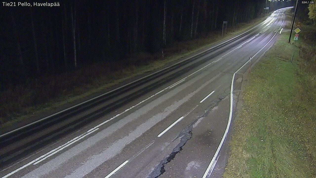 Kelikamerat Kuva Tie 21 Pello, Havelanpää, Pello, Lappi