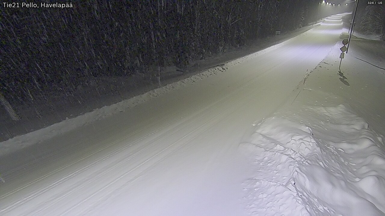 Kelikamerat Kuva Tie 21 Pello, Havelanpää, Pello, Lappi