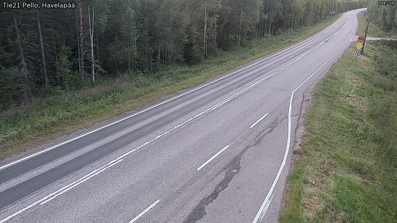 Kelikamerat Kuva Tie 21 Pello, Havelanpää, Pello, Lappi