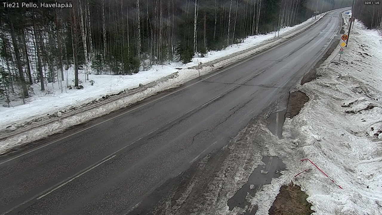 Weather Camera Image Road 21 Pello, Havelanpää, Pello, Lappi