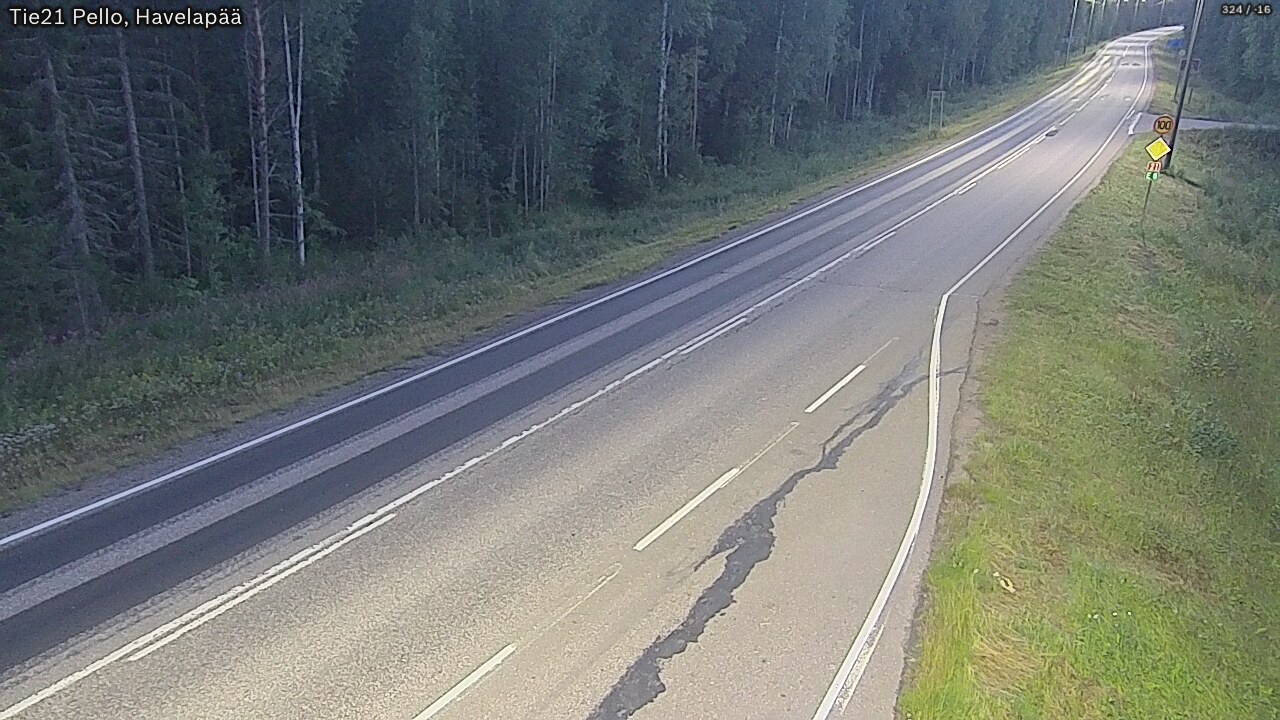 Kelikamerat Kuva Tie 21 Pello, Havelanpää, Pello, Lappi
