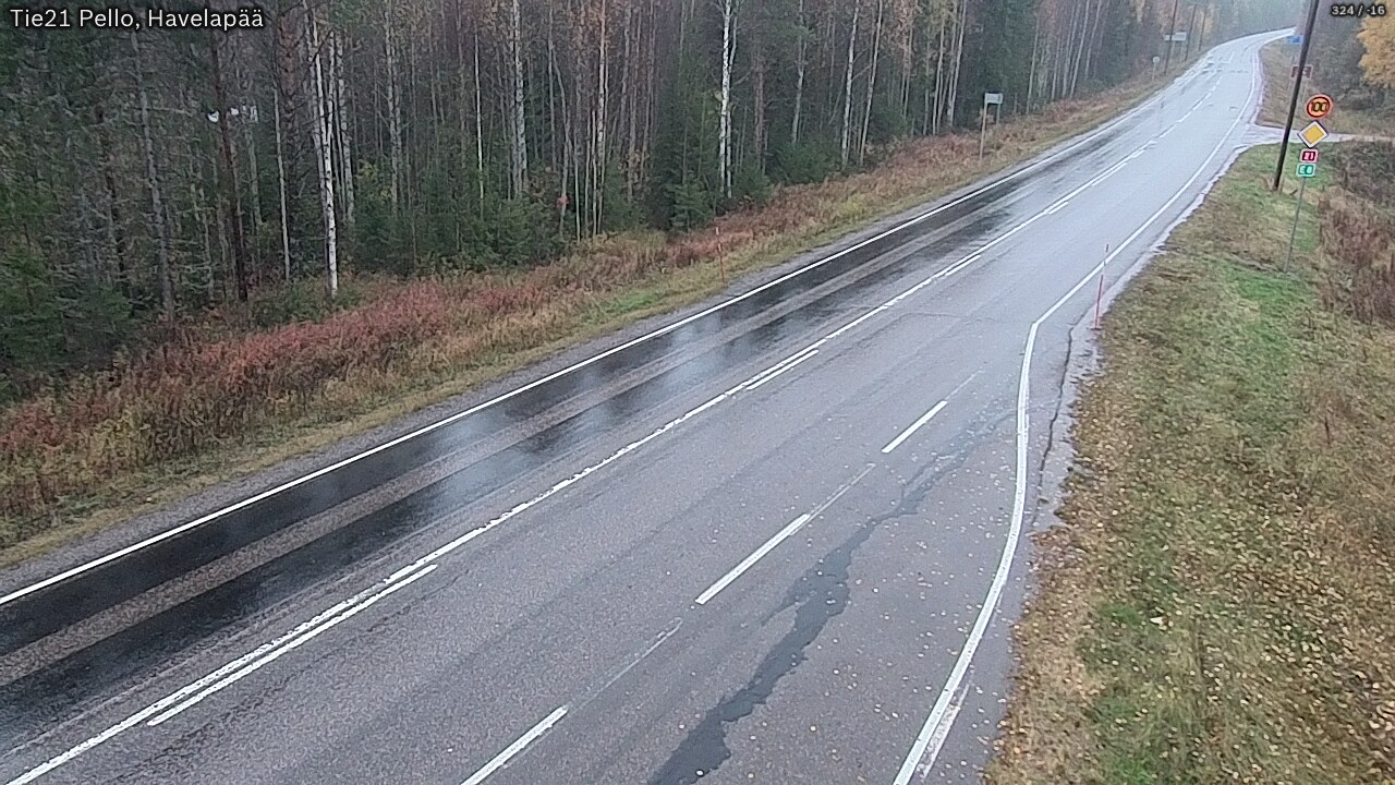 Kelikamerat Kuva Tie 21 Pello, Havelanpää, Pello, Lappi