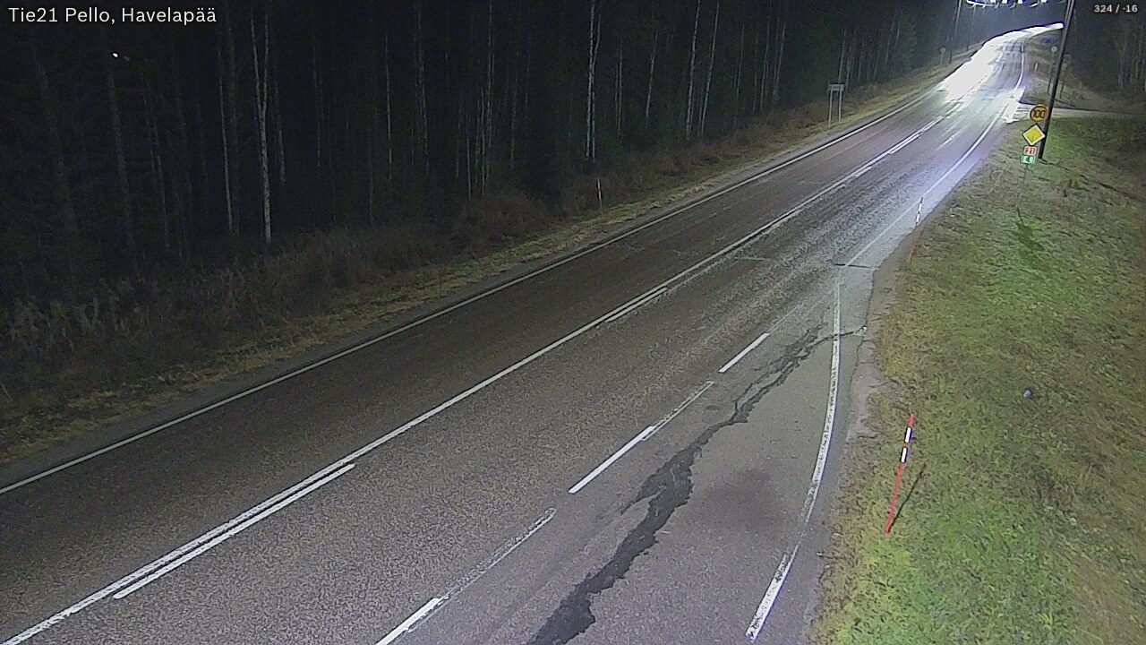 Kelikamerat Kuva Tie 21 Pello, Havelanpää, Pello, Lappi