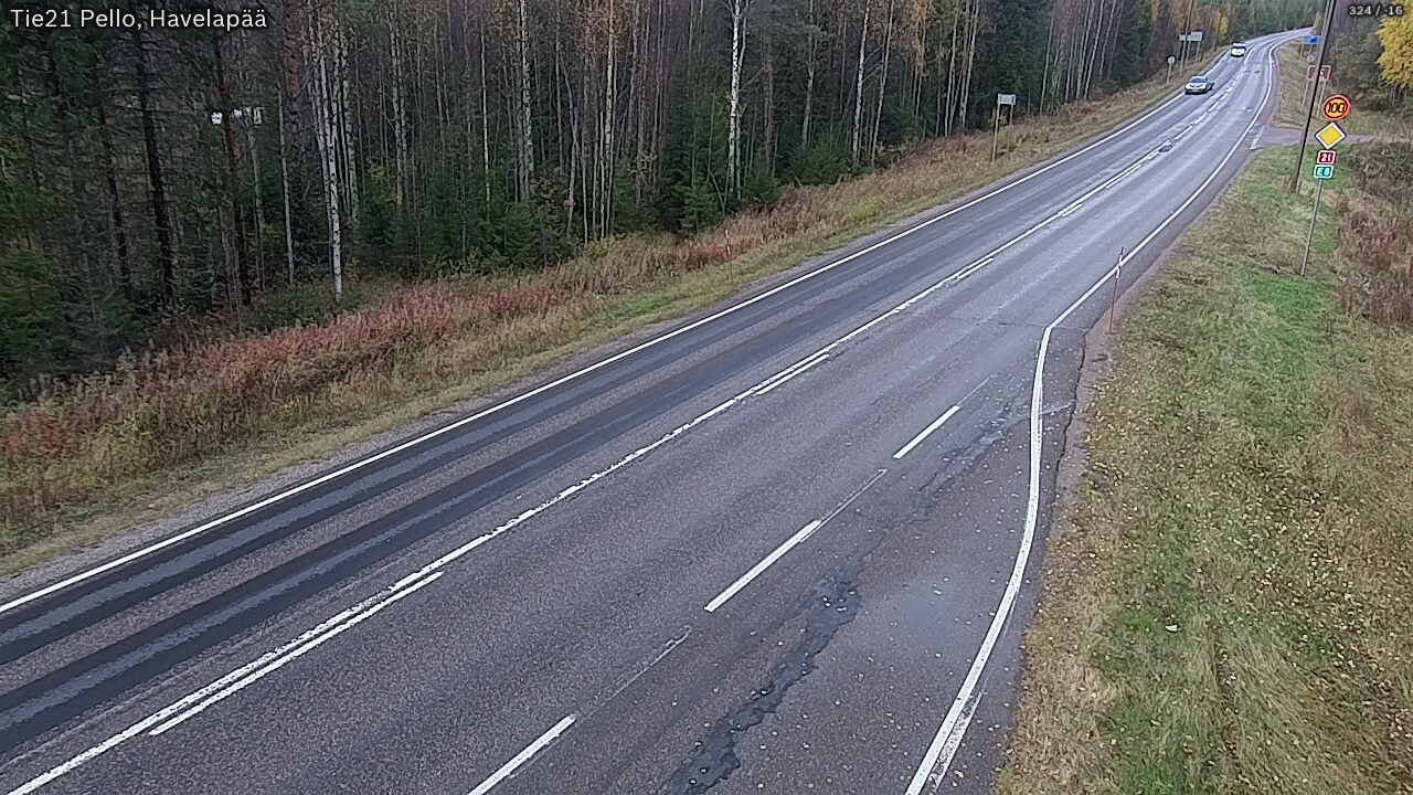 Kelikamerat Kuva Tie 21 Pello, Havelanpää, Pello, Lappi