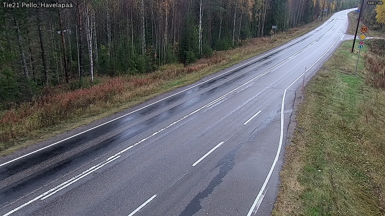 Kelikamerat Kuva Tie 21 Pello, Havelanpää, Pello, Lappi