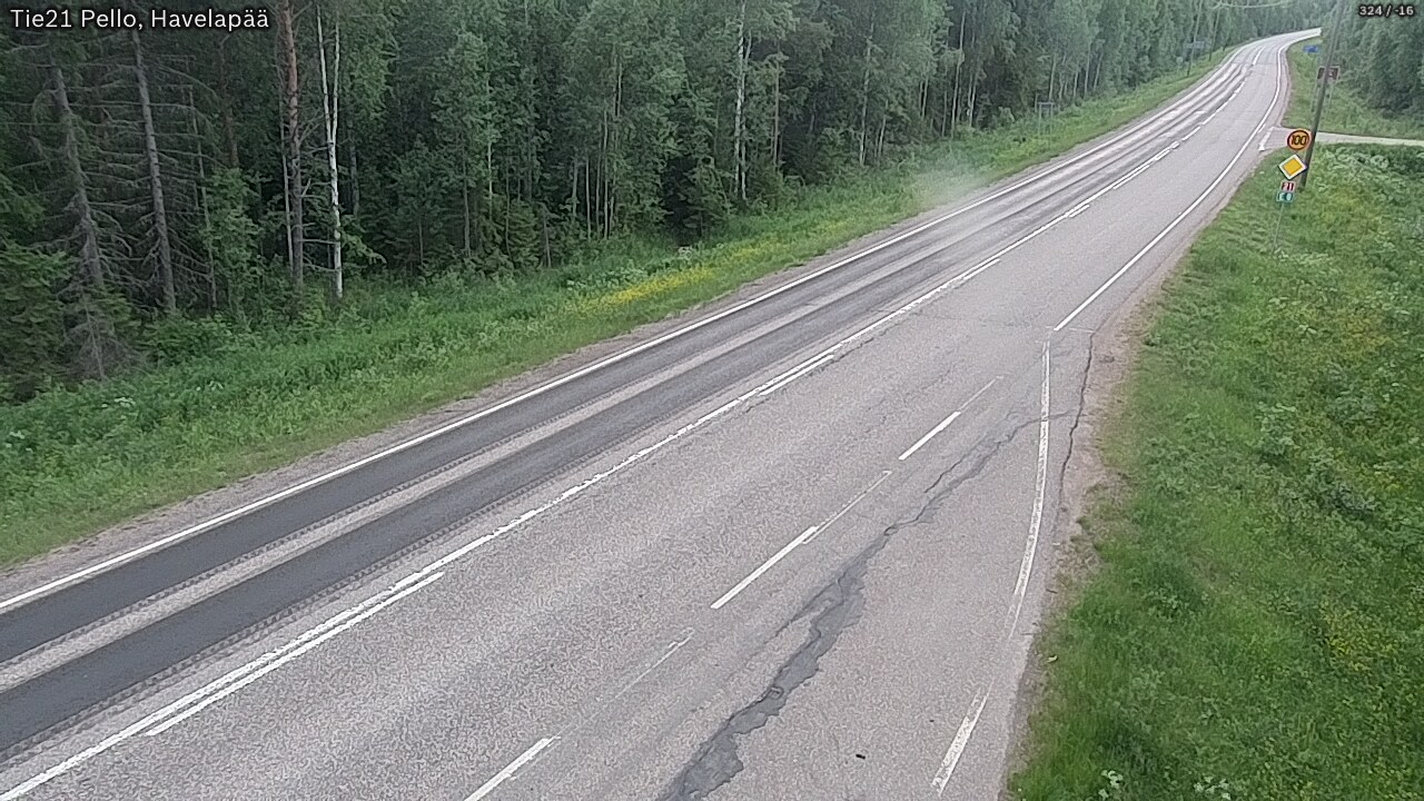 Kelikamerat Kuva Tie 21 Pello, Havelanpää, Pello, Lappi