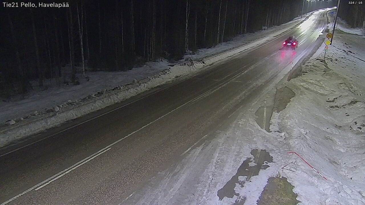 Kelikamerat Kuva Tie 21 Pello, Havelanpää, Pello, Lappi