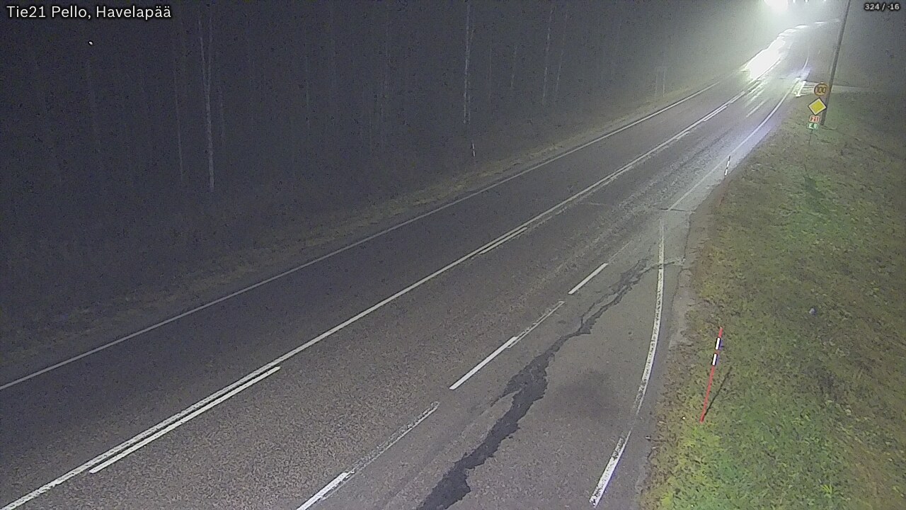 Kelikamerat Kuva Tie 21 Pello, Havelanpää, Pello, Lappi