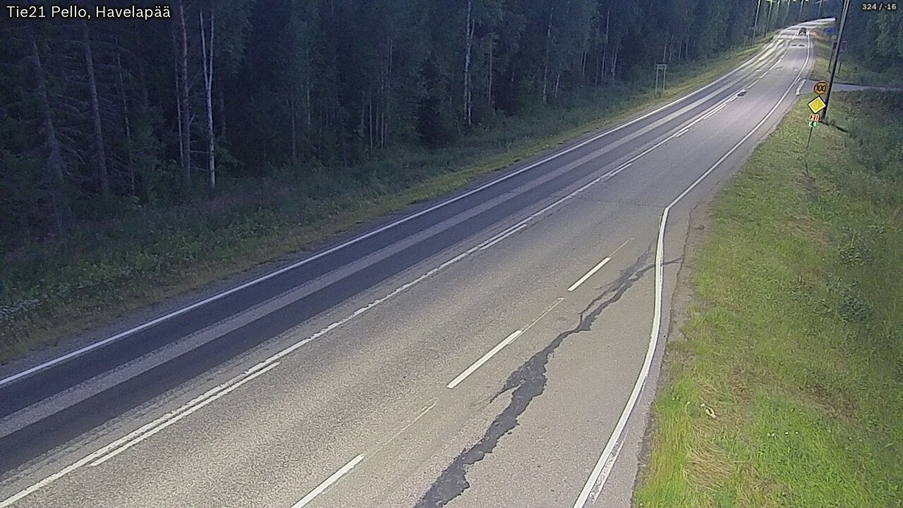 Kelikamerat Kuva Tie 21 Pello, Havelanpää, Pello, Lappi