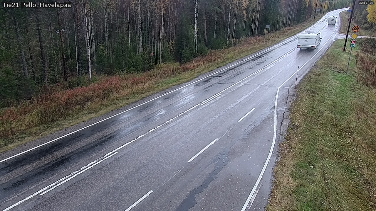 Kelikamerat Kuva Tie 21 Pello, Havelanpää, Pello, Lappi