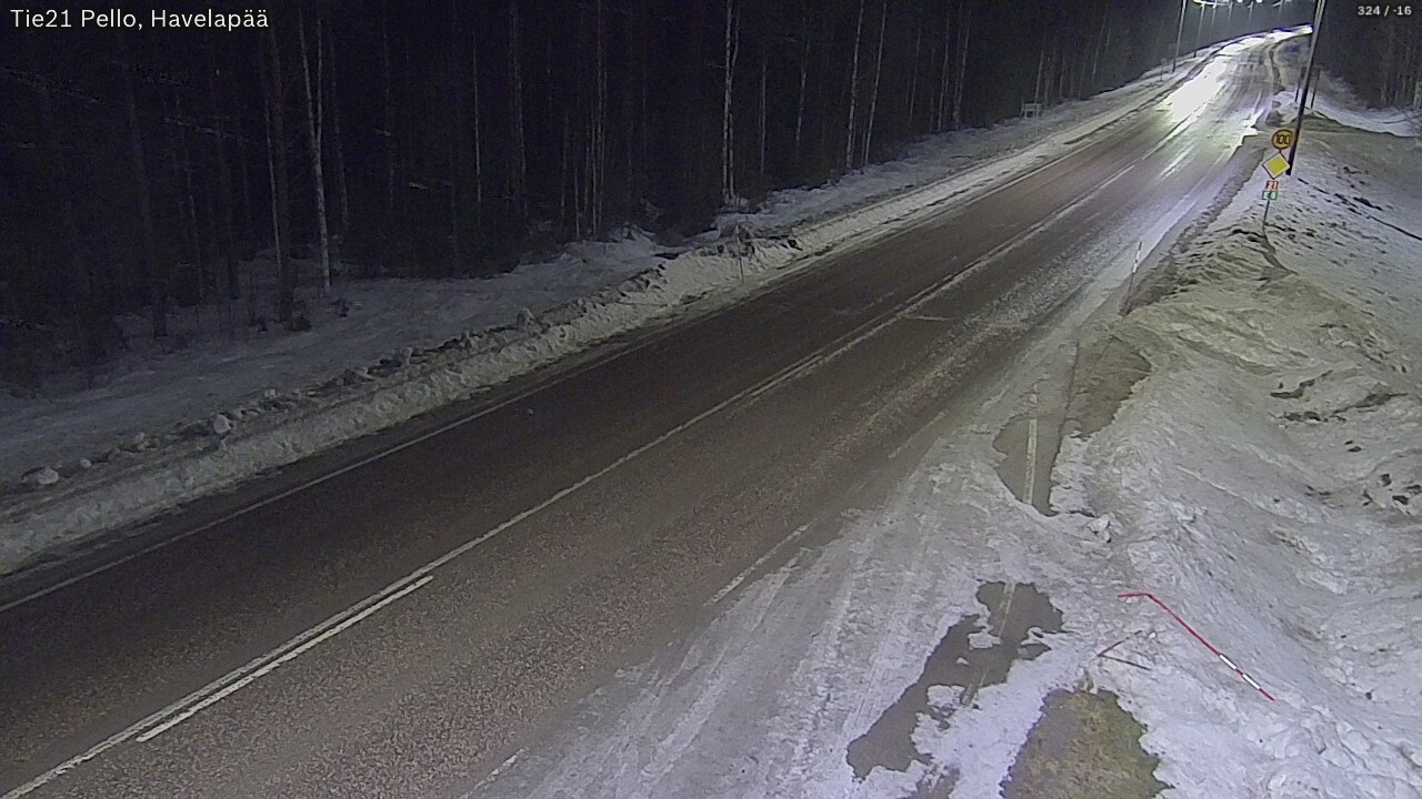 Kelikamerat Kuva Tie 21 Pello, Havelanpää, Pello, Lappi