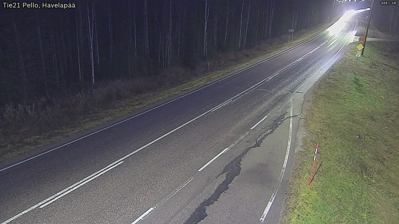 Kelikamerat Kuva Tie 21 Pello, Havelanpää, Pello, Lappi