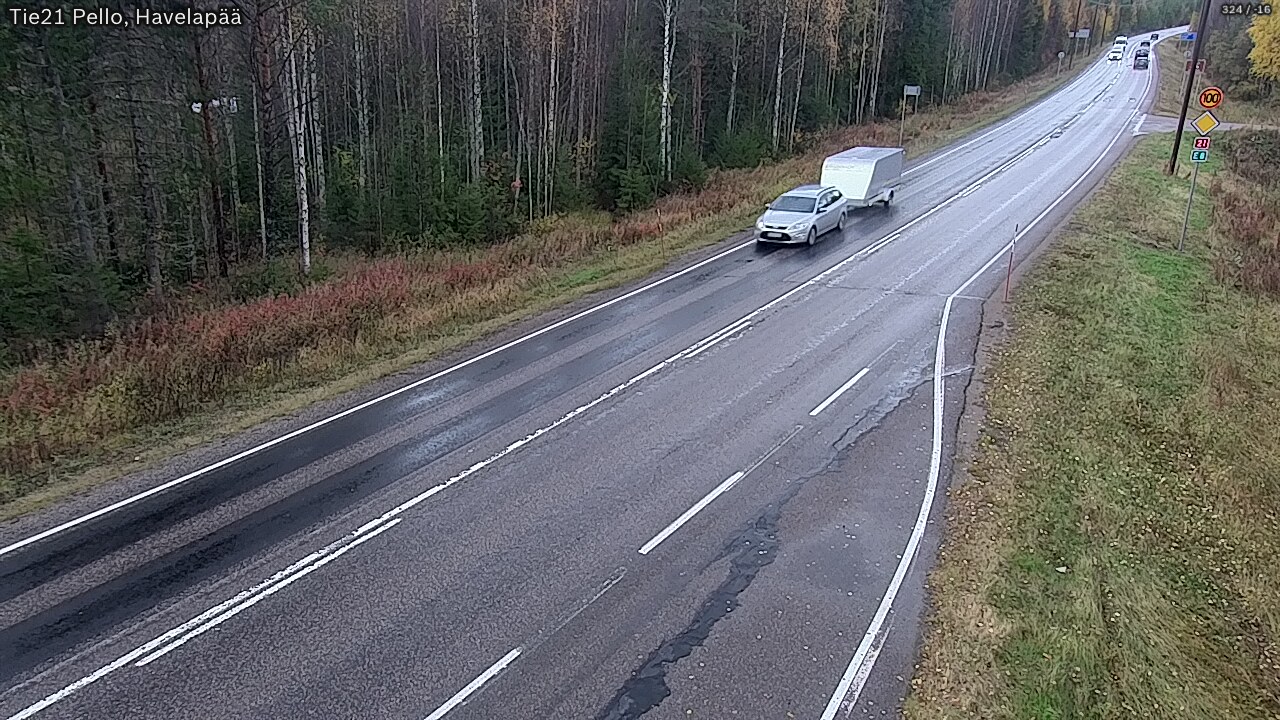 Kelikamerat Kuva Tie 21 Pello, Havelanpää, Pello, Lappi