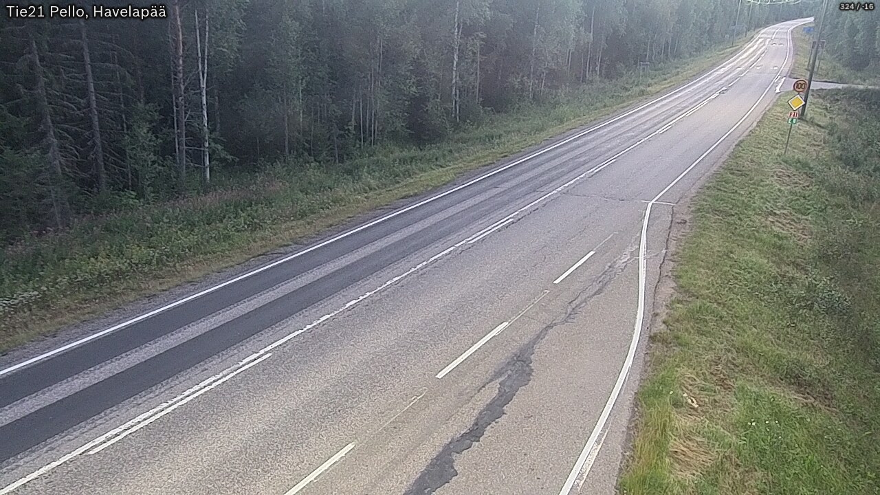 Kelikamerat Kuva Tie 21 Pello, Havelanpää, Pello, Lappi