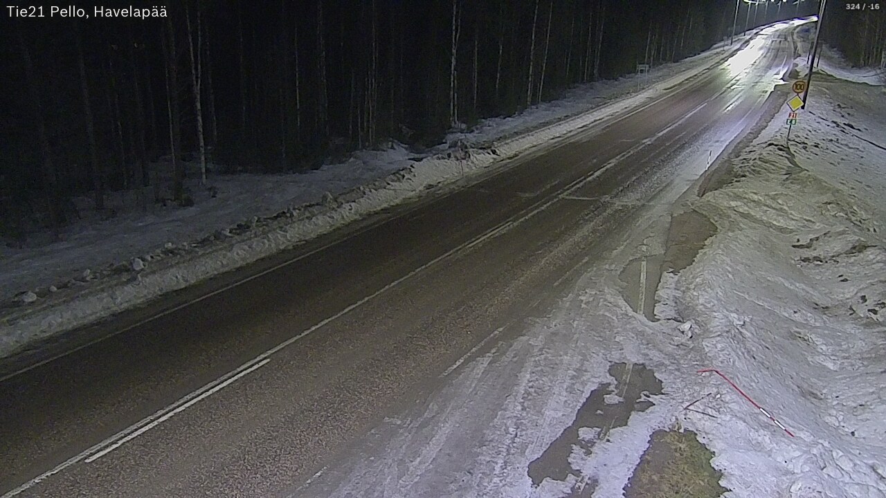 Kelikamerat Kuva Tie 21 Pello, Havelanpää, Pello, Lappi