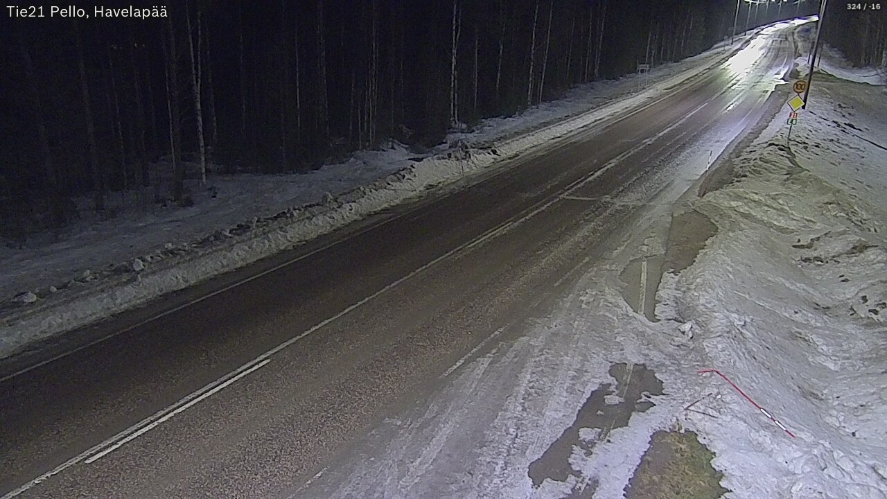 Kelikamerat Kuva Tie 21 Pello, Havelanpää, Pello, Lappi