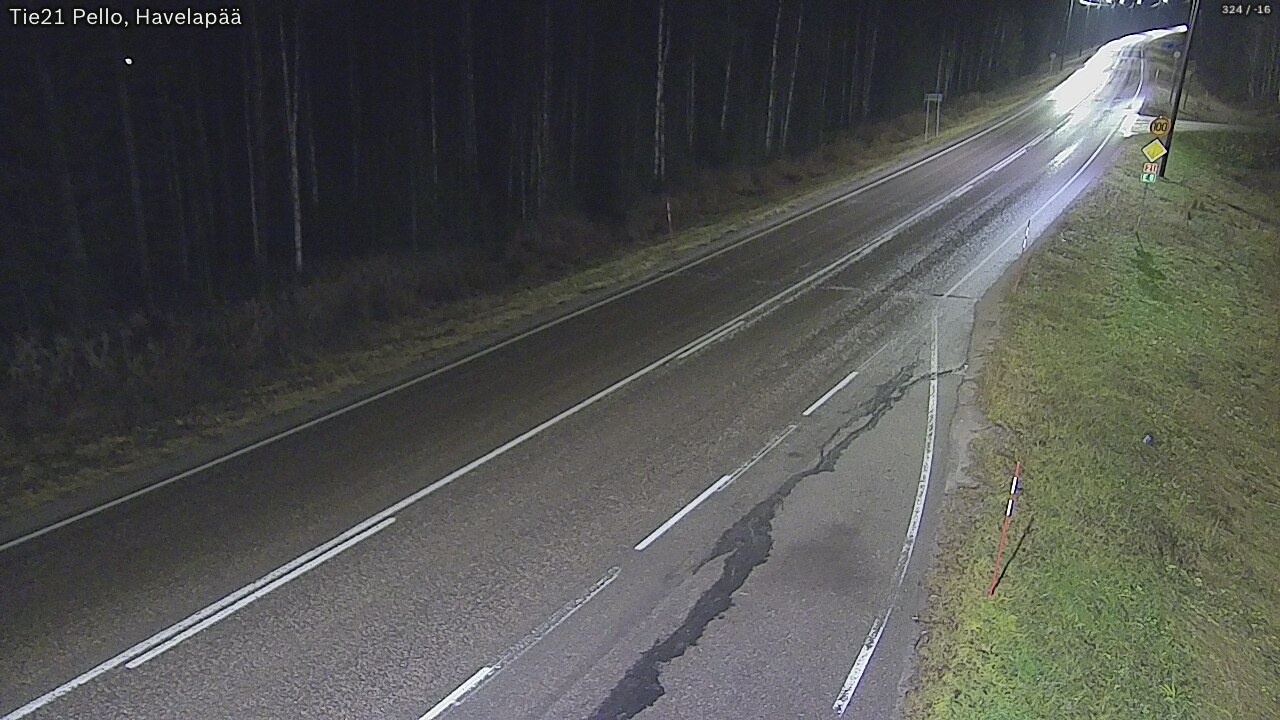 Kelikamerat Kuva Tie 21 Pello, Havelanpää, Pello, Lappi