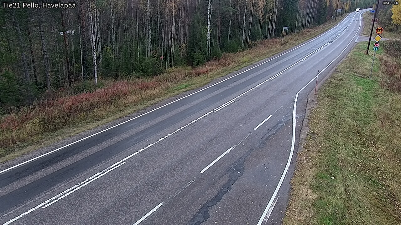 Kelikamerat Kuva Tie 21 Pello, Havelanpää, Pello, Lappi