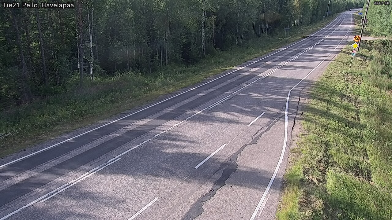 Kelikamerat Kuva Tie 21 Pello, Havelanpää, Pello, Lappi