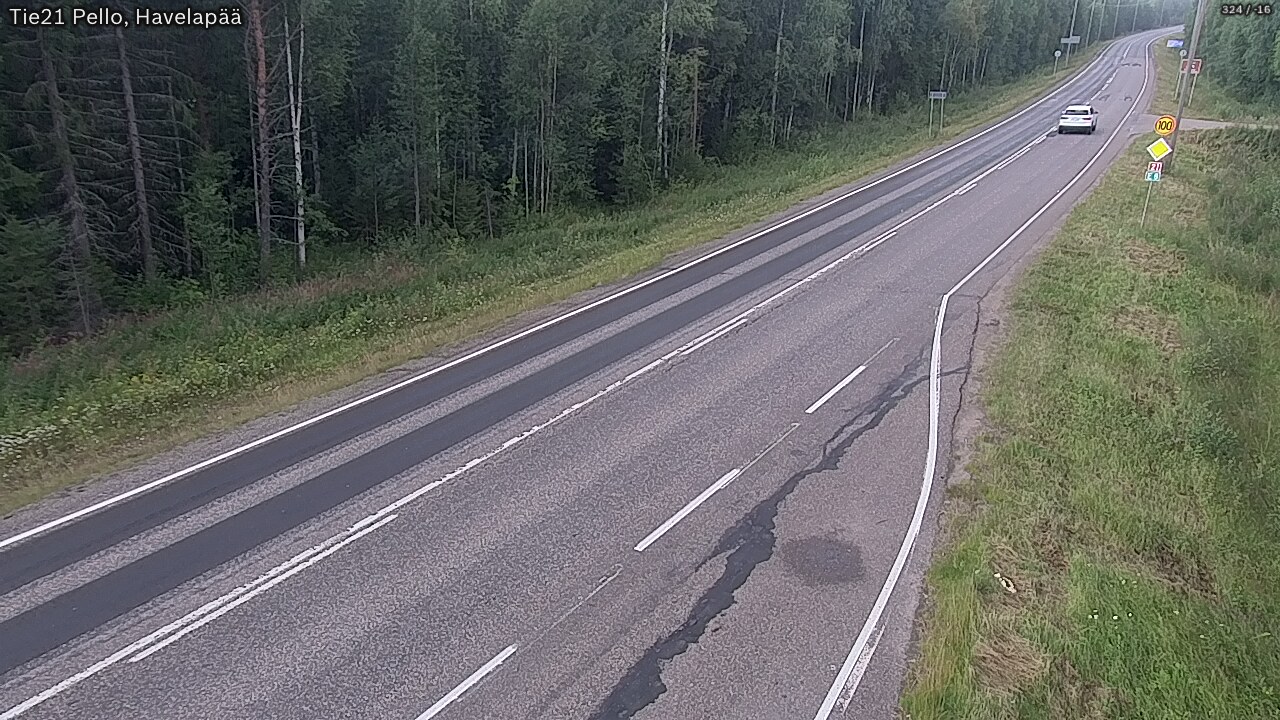 Kelikamerat Kuva Tie 21 Pello, Havelanpää, Pello, Lappi